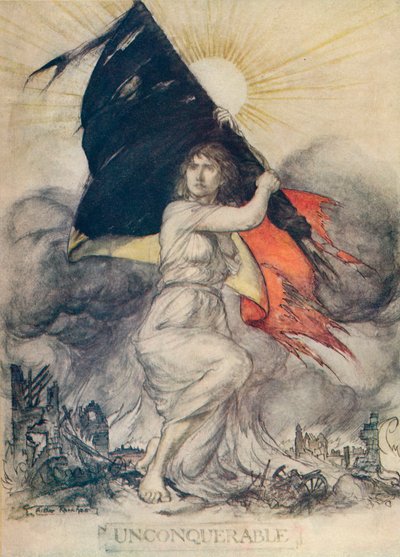 Unbesiegbar, ca. 1914, 1914 von Arthur Rackham