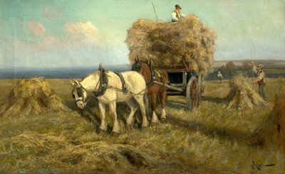 Das Beladen des Erntewagens von Arthur Walker Redgate