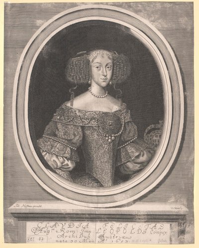 Erzherzogin von Österreich Klaudia Felicity von Artist Unknown