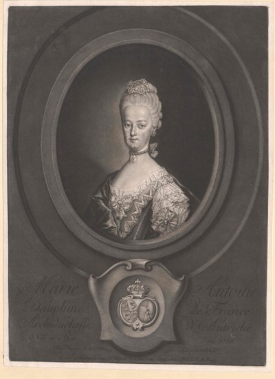 Erzherzogin von Österreich Marie Antoinette von Artist Unknown