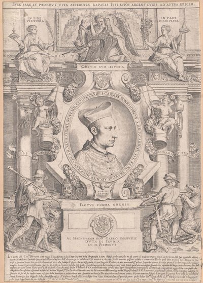Carlo Borromeo (Druck) von Artist Unknown