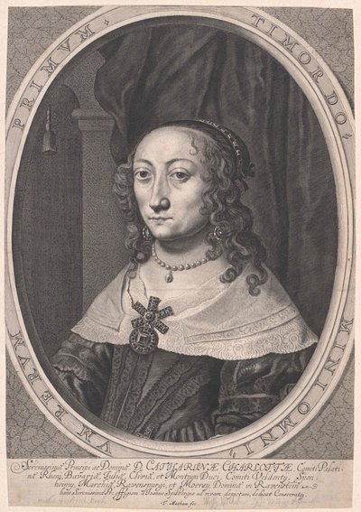 Pfalzgräfin von Zweibrücken Catherine Charlotte von Artist Unknown