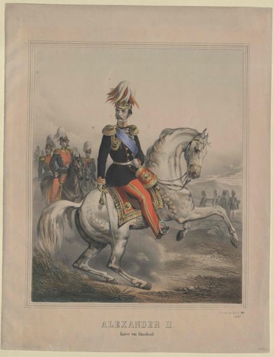 Kaiser von Russland Alexander II. von Artist Unknown