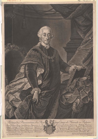 Ferdinand Bonaventura Graf von Harrach von Artist Unknown