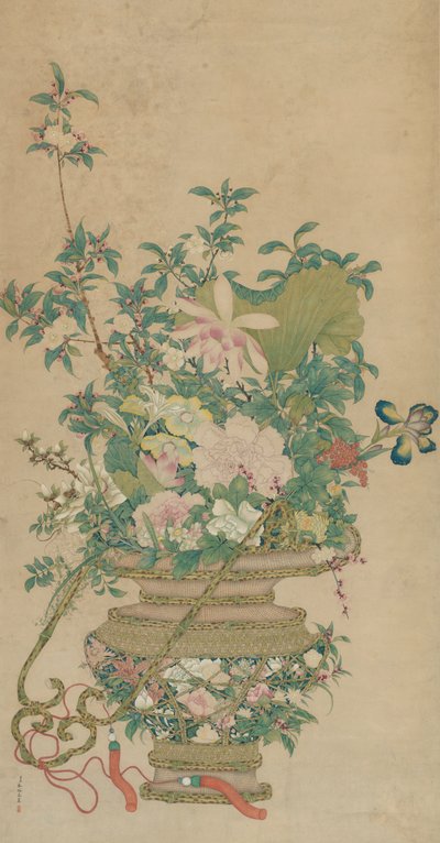 Blumen der vier Jahreszeiten von Artist Unknown