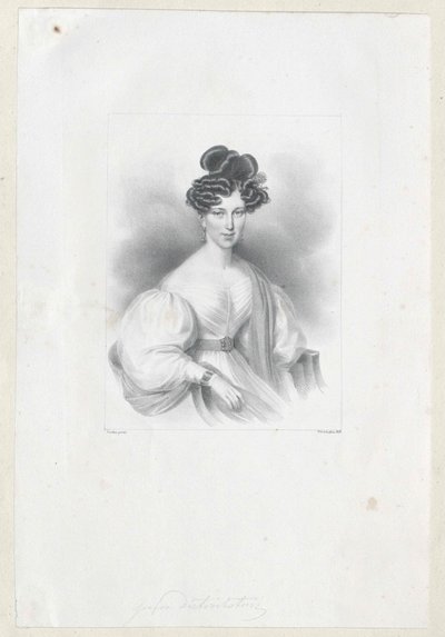 Gabriele Gräfin Wratislaw von Mitrowitz von Artist Unknown