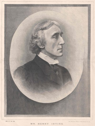 Henry Irving von Artist Unknown