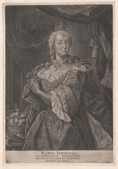 Heilige Römische Kaiserin Maria Theresia von Artist Unknown