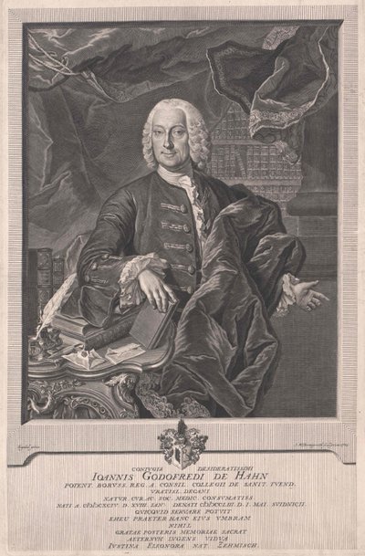Johann Gottfried von Hahn von Artist Unknown