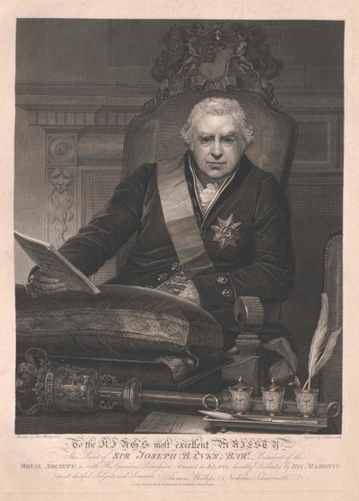 Joseph Baronet Banks von Artist Unknown