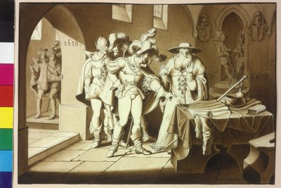 König Ferdinand II. und Erzherzog Maximilian von Artist Unknown