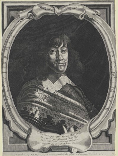König von Dänemark Friedrich III von Artist Unknown