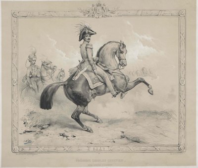 König von Dänemark Friedrich VII von Artist Unknown