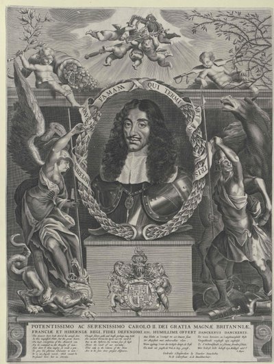 König von England Karl II. von Artist Unknown