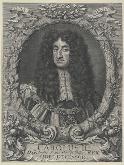 König von England Karl II. von Artist Unknown