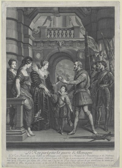 König von Frankreich Heinrich IV von Artist Unknown