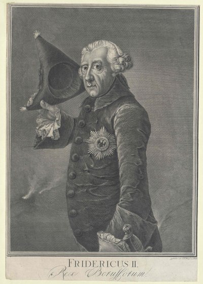 König von Preußen Friedrich II von Artist Unknown