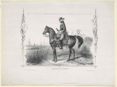 König von Preußen Friedrich II von Artist Unknown
