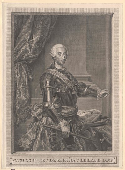 König von Spanien Karl III. von Artist Unknown