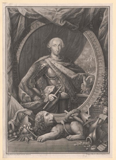 König von Spanien Karl III von Artist Unknown