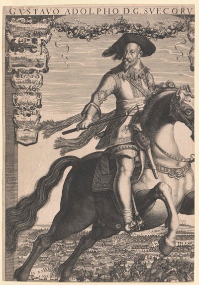 König von Schweden Gustav II. Adolf von Artist Unknown