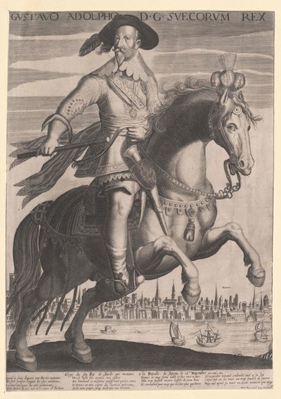 König von Schweden Gustav II. Adolf von Artist Unknown