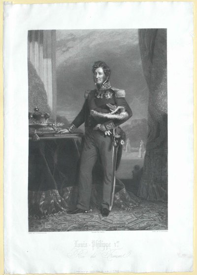 König der Franzosen Louis Philipp von Artist Unknown