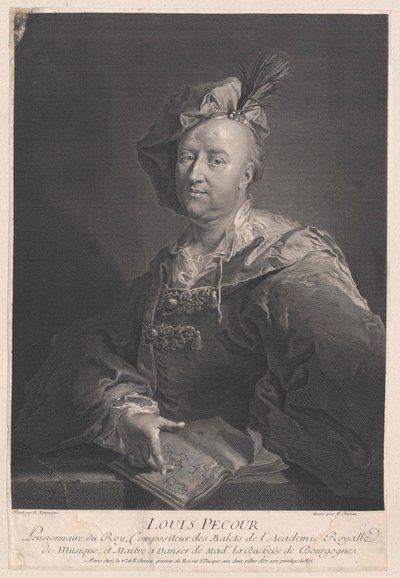Louis Pecour von Artist Unknown