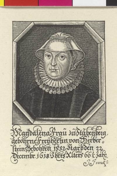 Magdalene Baronin Herberstein von Artist Unknown