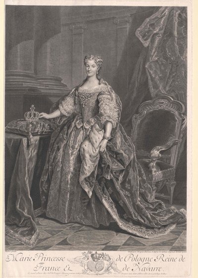 Maria Leszczynska von Artist Unknown