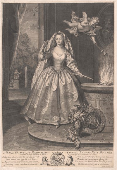 Marie Francoise Perdrigeon von Artist Unknown