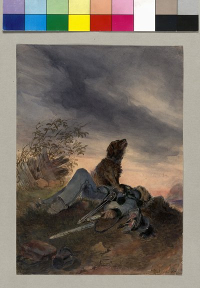 Gefallener österreichischer Soldat von Artist Unknown