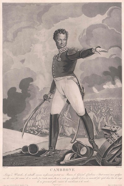 Pierre Jacques Étienne Vicomte Cambronne von Artist Unknown