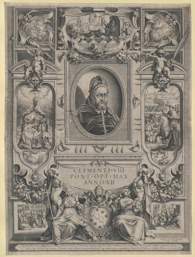 Papst Clemens VIII von Artist Unknown