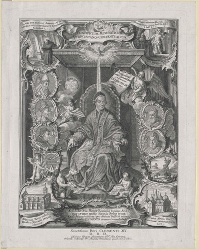Papst Clemens XIV von Artist Unknown