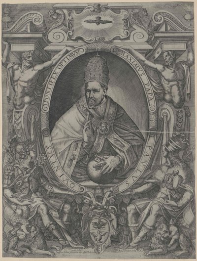 Papst Paul V. von Artist Unknown