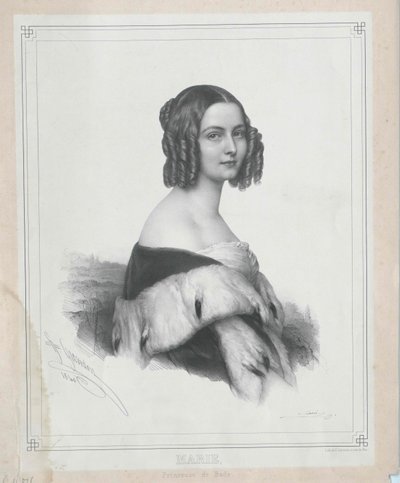 Prinzessin von Baden Marie von Artist Unknown
