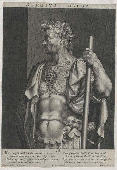 Römischer Kaiser Galba von Artist Unknown
