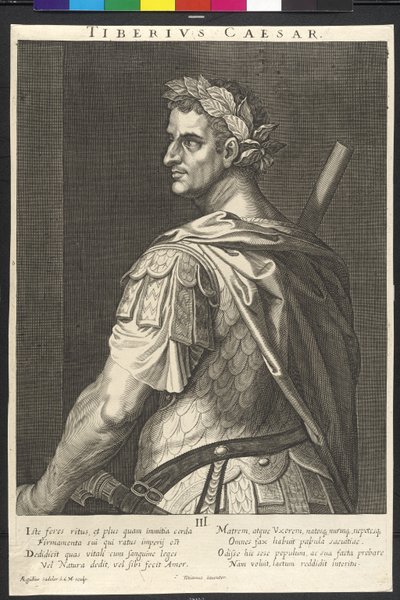 Römischer Kaiser Tiberius von Artist Unknown