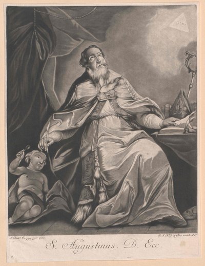 Heiliger Augustinus von Hippo von Artist Unknown