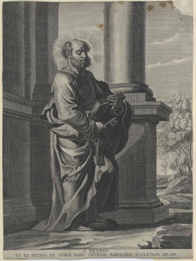 Heiliger Apostel Petrus von Artist Unknown