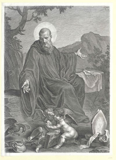 Heiliger Benedikt von Nursia von Artist Unknown