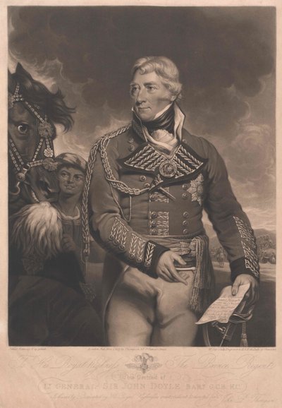 Sir John, 1. Baronet Doyle von Artist Unknown
