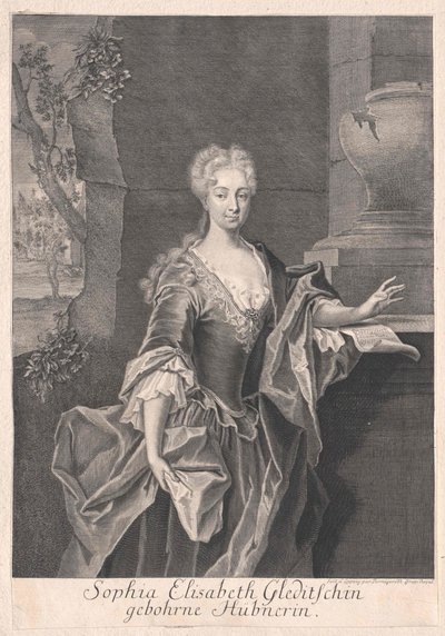 Sophia Elisabeth Hübner von Artist Unknown