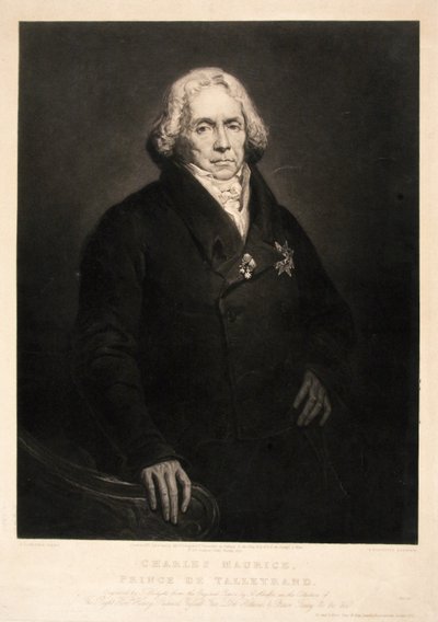Charles Maurice Prinz de Talleyrand, veröffentlicht 1835 von Ary Scheffer