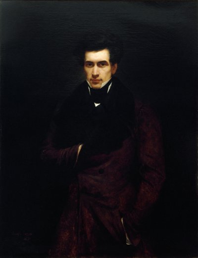 Porträt von Armand Carrel 1800-1836, 1833 von Ary Scheffer