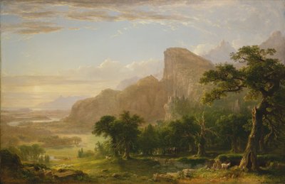 Landschaftsszene aus "Thanatopsis" von Asher Brown Durand
