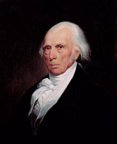 Porträt von James Madison, 1833 von Asher Brown Durand