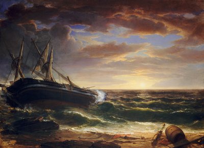 Das gestrandete Schiff von Asher Brown Durand