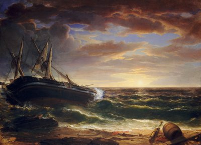 Das gestrandete Schiff von Asher Brown Durand